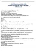 NR 507 Exam (Latest 2023 - 2024) New Full Questions and Answers ( Included )  100% Correct