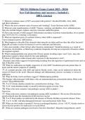 NR 511 Midterm Exam (Latest 2023 - 2024) New Full Questions and Answers ( Included )  100% Correct
