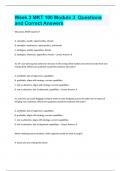 Week 3 MKT 100 Module 3 Questions and Correct Answers