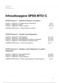 SPSS PRACTICALS elaborations Causal Analysis Techniques (MTO-C) 2024