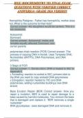WGU BIOCHEMISTRY 785 FINAL EXAM  QUESTIONS WITH VERIFIED CORRECT ANSWERS&sol;A&plus; GRADE 2024 VERSION