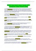 NU643 final exam study Guide 100&percnt; Complete Latest Version 2023