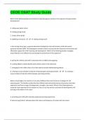 CEOE OSAT 80 Study Guide Questions with 100&percnt; Correct Answers &vert; Verified &vert; Updated 2024