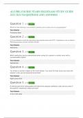 ALS PRE-COURSE STARN EKG&sol;EXAM&sol; STUDY GUIDE  2023-2024 50&plus;QESTIONS AND ANSWERS