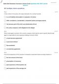 IDAHO BAIL BONDSMAN INSURANCE LICENSE EXAM QUESTIONS &ANSWERS 100% CORRECT