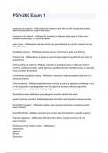 PSY-260 Exam 1 already graded A&plus; 2024&sol;2025