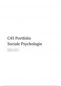 Sociale psychologie opdrachten, afgerond met een 8! 
