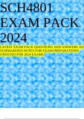 SCH4801 EXAM PACK 2024 