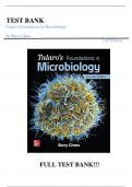 Test Bank For Talaro's Foundations in Microbiology 11th Edition by Barry Chess||ISBN NO:10,1260259021||ISBN NO:13,978-1260259025||All Chapters||Complete Guide A+