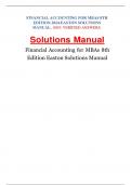 FINANCIAL ACCOUNTING FOR MBAS 8TH EDITION-2024.EASTON SOLUTIONS MANUAL. 100% VERIFIED ANSWERS.
