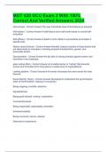 MGT 420 GCU Exam 2 With 100&percnt; Correct And Verified Answers 2024
