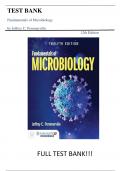 Test Bank for Fundamentals of Microbiology 12th Edition by Jeffrey C&period; Pommerville&vert;&vert;ISBN NO&colon;10&comma;1284211754&vert;&vert;ISBN NO&colon;13&comma;9781284211757&vert;&vert;Chapter 1-27&vert;&vert;Complete Guide A&plus;&vert;&vert;Latest Update