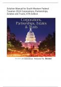 Solution Manual for South-Western Federal  Taxation 2024 Corporations, Partnerships,  Estates and Trusts, 47th Edition                                                                                                                                         