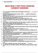BECC MOD 3 TEST WITH CORRECT ANSWERS 