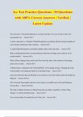 3cx Test Practice Questions &vert; 30 Questions  with 100&percnt; Correct Answers &vert; Verified &vert;  Latest Update