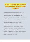 3cx Basic Certification Test &vert; 30 Questions  with 100&percnt; Correct Answers &vert; Verified &vert;  Latest Update