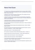 Hemo final Exam Questions and Answers