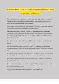 Concrete Final Exam 2024 with complete solution&semi;&lpar;Actual test questions and answers&rpar;
