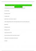 Paramedic final review questions and correct answers 2024