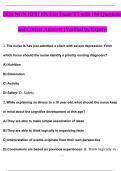 2024 NGN HESI RN Exit Exam V5 with 160 Questions and Answers &lpar;Verified by Expert&rpar;