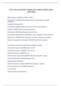 CEN EXAM WITH COMPLETE SOLUTIONS 100&percnt; 2023&sol;2024