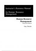 Solutions Manual Human Resource Management, 16th edition by Gary Dessler