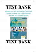 Exam Test Bank Primary Care The Art And Science Of Advanced Practice Nursing An Inter-professional Appro