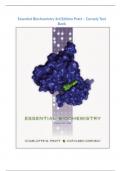 Essential Biochemistry 3rd Edition Pratt – Cornely Test Bank