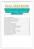 (Full) PSI Cosmetology Exams/Written Exams/ Practice Test/ Theory Exams| Questions With Complete Solutions/ Verified Answers/ 2024 Guide/ Score Grade A