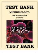 Test Bank For Microbiology: An Introduction 13th Edition by Tortora, Funke, Case 9780134605180 Chapter 1-28 Complete Guide.m