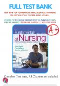 Fundamentals of nursing 9th edition by taylor lynn bartlett test bank chapter 1 46 complete &period;&period;&period;