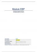 Portfolio module EBP / CAT analyse 