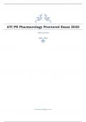 ATI PN Pharmacology Proctored Exam 2020