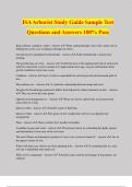 ISA Arborist Study Guide Sample Test Questions and Answers 100% Pass