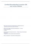 Certified Breastfeeding Counselor CBC new review solution