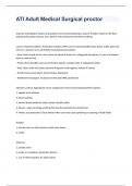 ATI Adult Medical Surgical proctor exam 2024 with 100&percnt; correct answers