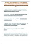 PESTICIDE APPLICATOR RIGHT OF WAY EXAM TEST BANK LATEST 2023-2024 ACTUAL EXAM 100 QUESTIONS AND CORRECT DETAILED ANSWERS &lpar;&vert;ALREADY GRADED A&plus;