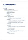 AP Biology Campbell and Reese Chapter 1 Notes &lpar;Exploring Life&rpar;