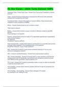 FL Bar Exam - 2024 Torts Solved 100&percnt; 
