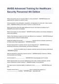 IAHSS Advanced Training for Healthcare Security Personnel 4th Edition