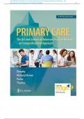 TEST BANK FOR PRIMARY CARE ART AND SCIENCE OF ADVANCED PRACTICE NURSING – AN INTERPROFESSIONAL APPROACH 5TH EDITION DUNPHY 