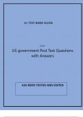 us government post test questions with answers