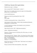 NUR390 Exam 1 Questions With Complete Solutions