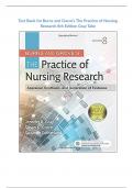 Test Bank for Burns and Groves The Practice of Nursing Research 8th Edition