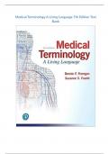 Medical Terminology A Living Language 7th Edition Test Bank