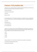 Pearson VUE| 80 practice test Questions And Answers|23 Pages