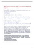 PCCN practice exam notes &lpar;2021&rpar; 53 Questions with Verified Answers&comma;100&percnt; CORRECT