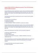 Adult CCRN&sol;PCCN Certification practice Test 50 Questions with Verified Answers&comma;100&percnt; CORRECT