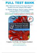 Test Bank&colon; Olds&rsquo; Maternal-Newborn Nursing & Women&rsquo;s Health Across the Lifespan&comma; 11th Edition&comma; Michele Davidson&comma; Marcia London&comma; Patricia Ladewig &vert; Complete Guide 2022&sol;23