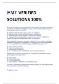 2024 UPDATED EMT VERIFIED SOLUTIONS 100&percnt;